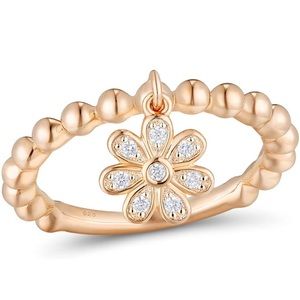 14k Poetic Bloom Flower Blossom Ring